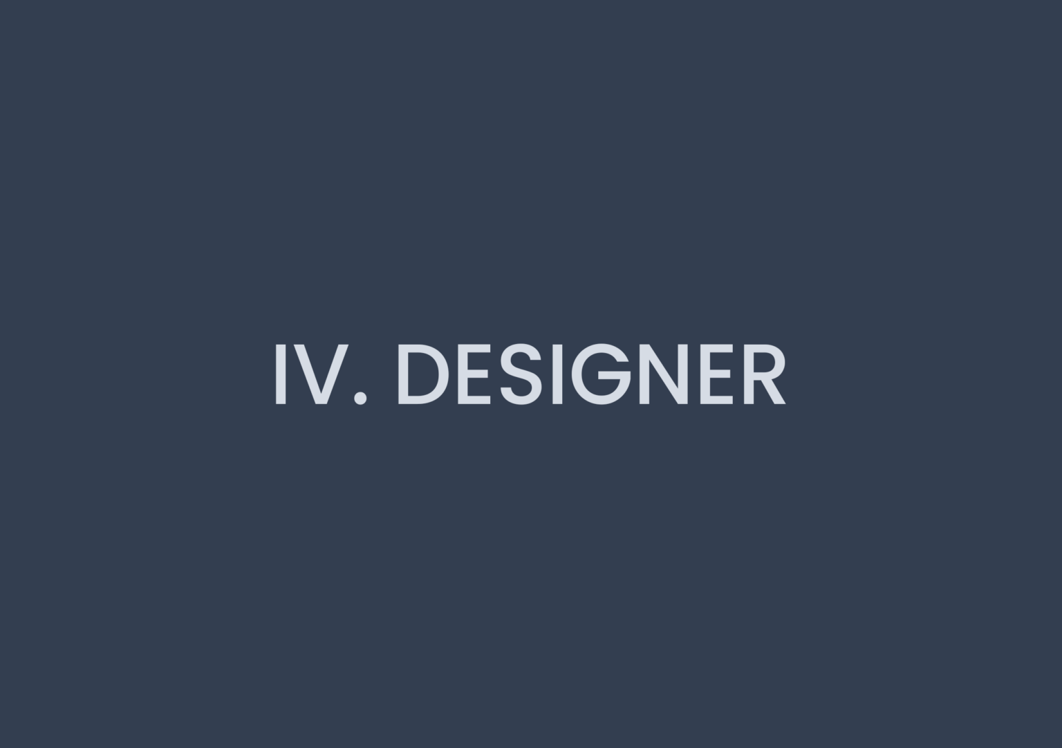IV Designer Cover